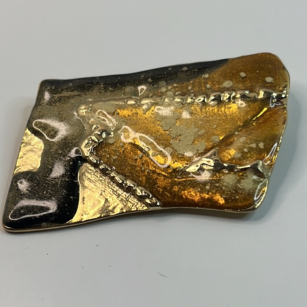 Modernist Multicolored Brooch - Picture 3 of 14